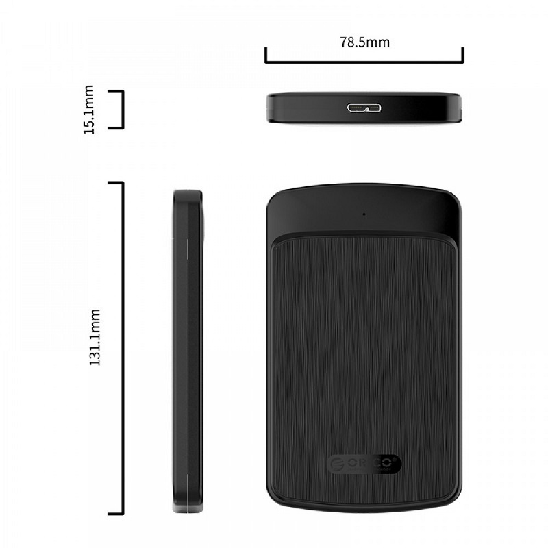 Caixa Externa para discos 2.5" HDD/SSD SATA USB 3.0