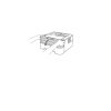 Porta Frontal Impressora Brother HL-2130 (LY2307)