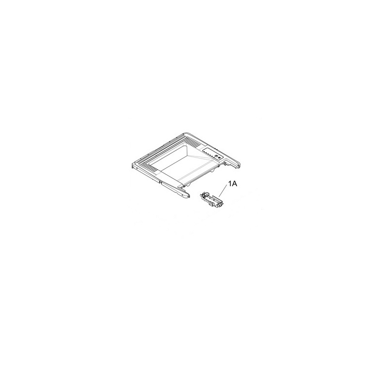 Top Cover e Control Panel HP Laserjet P2015 série cinzenta (RM1-4272)