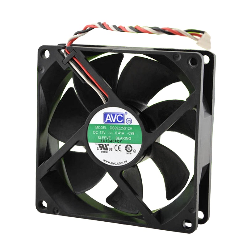 Ventoinha desktop 12V, 0.41A, 3-pins, 92x92x25mm (438741-001, DS09225S12H-034)