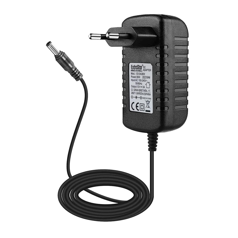 Transformador 12V, 3A, 36W, 5.5x2.5mm (LYW-1230)