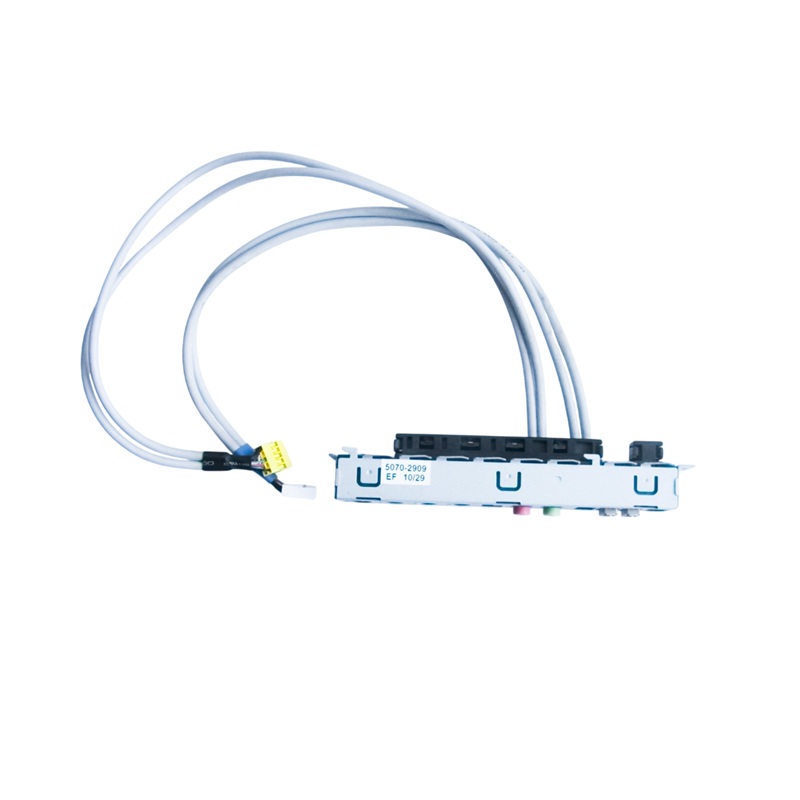 Placa conetores 2x USB 2.0, auscultadores e microfone (5070-2909)