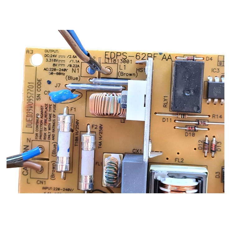 Fonte de alimentação Brother DCP-7055, 7065, MFC-7460 (EDPS-62BF AA, LT1813001)